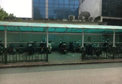 北京流星花园三区电动车充电设施现场